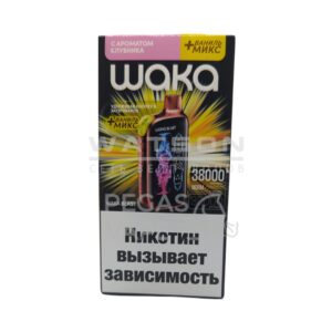 Электронная сигарета WAKA BLAST 38000 (Клубника - Лимонная содовая микс) купить с доставкой в СПб, по России и СНГ. Цена. Изображение №7.