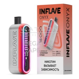 Электронная сигарета INFLAVE ONYX 18000 (Клубничная жвачка) купить с доставкой в СПб, по России и СНГ. Цена. Изображение №7.