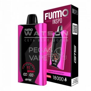 Электронная сигарета Fummo GTS 18000 (Хвоя апельсин) купить с доставкой в СПб, по России и СНГ. Цена. Изображение №6.