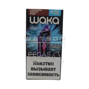 Электронная сигарета WAKA BLAST 38000 (Черника Малина - Лёд микс) купить с доставкой в СПб, по России и СНГ. Цена. Изображение №7.