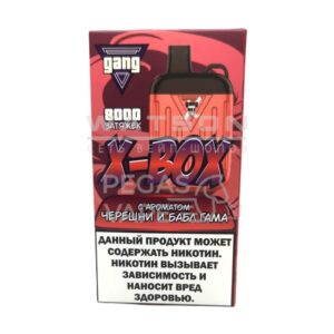 Электронная сигарета GANG XBOX 8000 (Черничный пирог) купить с доставкой в СПб, по России и СНГ. Цена. Изображение №4.