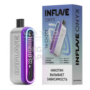 Электронная сигарета INFLAVE ONYX 18000 (Кислое зеленое яблоко) купить с доставкой в СПб, по России и СНГ. Цена. Изображение №6.