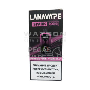 Электронная сигарета LANAVAPE TURBO 22000 (Малина арбуз) купить с доставкой в СПб, по России и СНГ. Цена. Изображение №6.