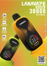Электронная сигарета LANAVAPE SPARK 30000 (Грейпфрут с малиной) купить с доставкой в СПб, по России и СНГ. Цена. Изображение №15.