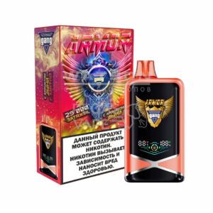 Электронная сигарета GANG ARMOR 25000 (Арктическая Мятная жвачка) купить с доставкой в СПб, по России и СНГ. Цена. Изображение №7.
