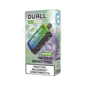 Электронная сигарета DUALL BAR 12000 (Энергетик черника) купить с доставкой в СПб, по России и СНГ. Цена. Изображение №7.