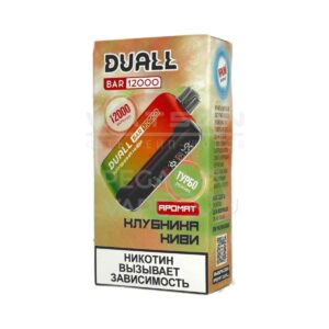 Электронная сигарета DUALL BAR 12000 (Ледяная малина) купить с доставкой в СПб, по России и СНГ. Цена. Изображение №6.