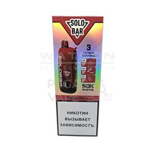 Электронная сигарета SOLOBAR 50000 (Клубника вишня) купить с доставкой в СПб, по России и СНГ. Цена. Изображение №7.