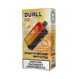 Электронная сигарета DUALL BAR 12000 (Сладкая мята) купить с доставкой в СПб, по России и СНГ. Цена. Изображение №7.