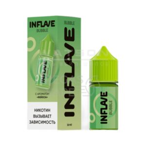 Жидкость INFLAVE BUBBLE (Черничная сахарная Вата) 30 мл 2% (20 мг/мл) купить с доставкой в СПб, по России и СНГ. Цена. Изображение №6.