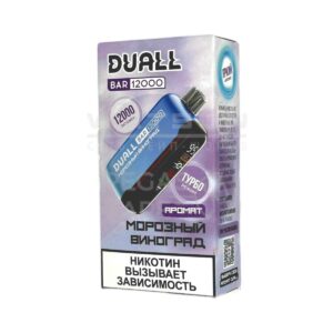 Электронная сигарета DUALL BAR 12000 (Морозный ананас) купить с доставкой в СПб, по России и СНГ. Цена. Изображение №7.