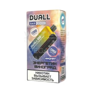 Электронная сигарета DUALL BAR 12000 (Экзотические фрукты) купить с доставкой в СПб, по России и СНГ. Цена. Изображение №7.