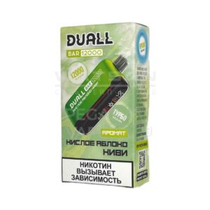 Электронная сигарета DUALL BAR 12000 (Клубничное мороженое) купить с доставкой в СПб, по России и СНГ. Цена. Изображение №6.