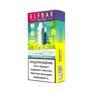 Электронная сигарета Elf Bar Sour King 30000 (Кислый яблочный леденец) купить с доставкой в СПб, по России и СНГ. Цена. Изображение №7.