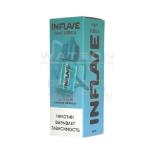 Жидкость INFLAVE BUBBLE (Малина Мята) 30 мл 2% (20 мг/мл) купить с доставкой в СПб, по России и СНГ. Цена. Изображение №7.