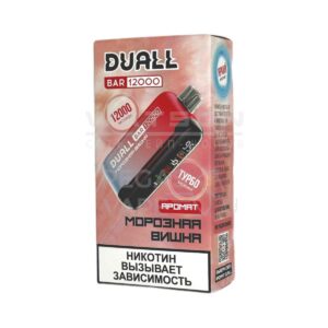 Электронная сигарета DUALL BAR 12000 (Малиновый лимонад) купить с доставкой в СПб, по России и СНГ. Цена. Изображение №7.