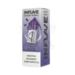 Жидкость INFLAVE BUBBLE (Ананас мята) 30 мл 2% (20 мг/мл) купить с доставкой в СПб, по России и СНГ. Цена. Изображение №6.