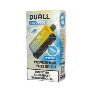 Электронная сигарета DUALL BAR 12000 (Морозный спрайт) купить с доставкой в СПб, по России и СНГ. Цена. Изображение №6.