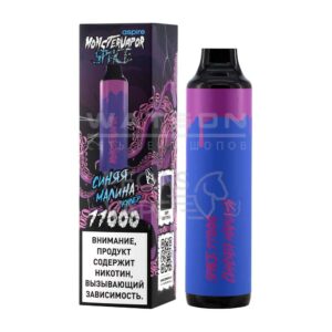 Электронная сигарета MONSTERVAPOR SPACE 11000 (Персик с ананасом) купить с доставкой в СПб, по России и СНГ. Цена. Изображение №7.