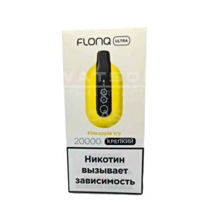 Электронная сигарета FLONQ ULTRA 20000 (Банан) купить с доставкой в СПб, по России и СНГ. Цена. Изображение №6.