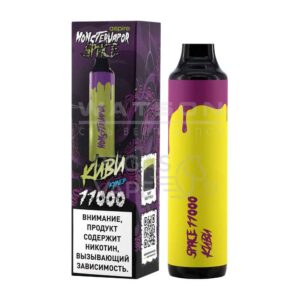 Электронная сигарета MONSTERVAPOR SPACE 11000 (Клубника с бананом) купить с доставкой в СПб, по России и СНГ. Цена. Изображение №6.