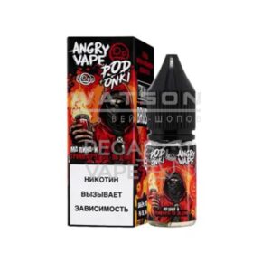 Жидкость ANGRY VAPE x PODONKI (Яблочная жвачка) 10 мл 2% (20 мг/мл) купить с доставкой в СПб, по России и СНГ. Цена. Изображение №7.