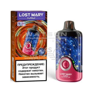 Электронная сигарета Lost Mary PuffBall 30000 (Горная мята) купить с доставкой в СПб, по России и СНГ. Цена. Изображение №7.