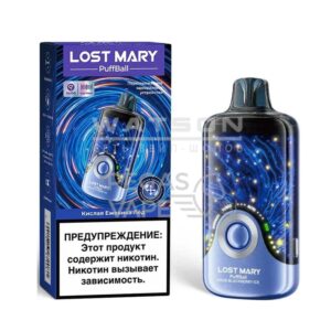 Электронная сигарета Lost Mary PuffBall 30000 (Черника малина лед) купить с доставкой в СПб, по России и СНГ. Цена. Изображение №6.