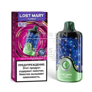 Электронная сигарета Lost Mary PuffBall 30000 (Кислая клубника питайя) купить с доставкой в СПб, по России и СНГ. Цена. Изображение №7.