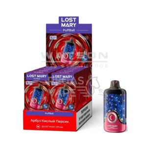 Электронная сигарета Lost Mary PuffBall 30000 (Чай со льдом лимон лайм) купить с доставкой в СПб, по России и СНГ. Цена. Изображение №7.